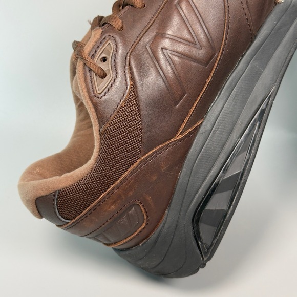 New Balance 928v2 Mens 11 2E EE Wide Walking Shoe Brown Leather Low Lace Sneaker - Picture 11 of 16